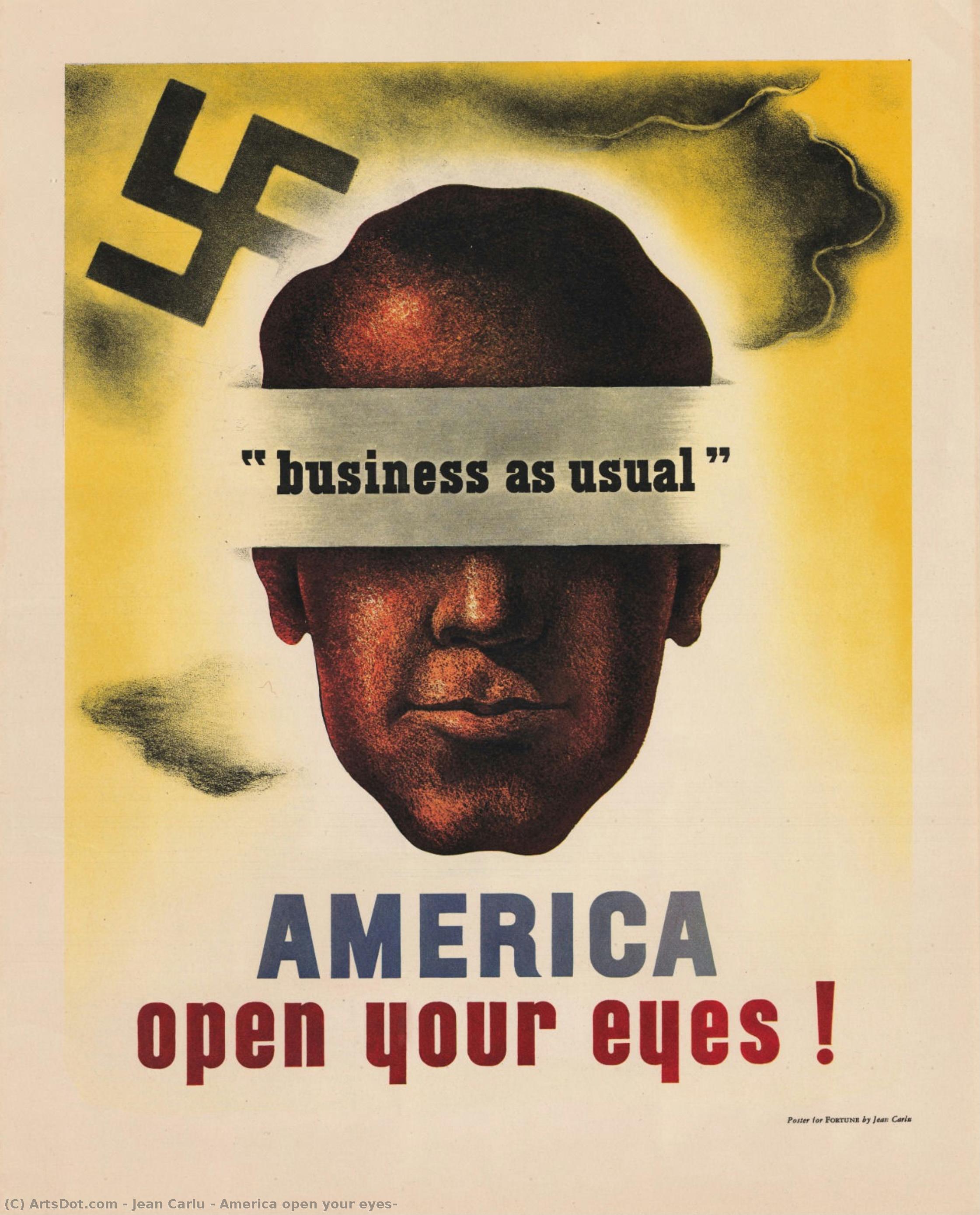 America Open Your Eyes! — Jean Carlu