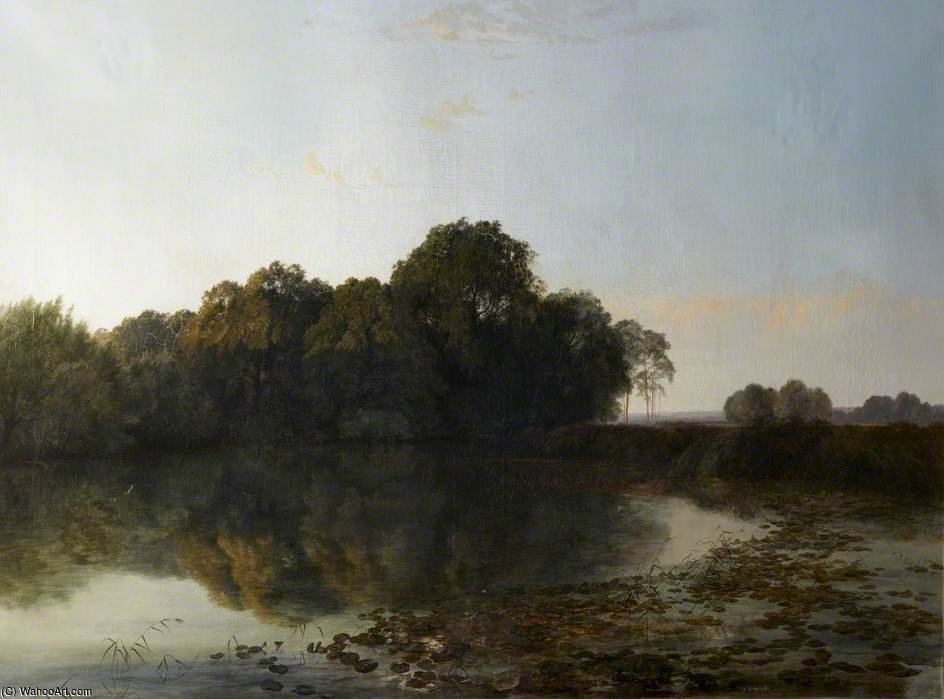 Pastoral Scene, River Scene — Arthur Gilbert