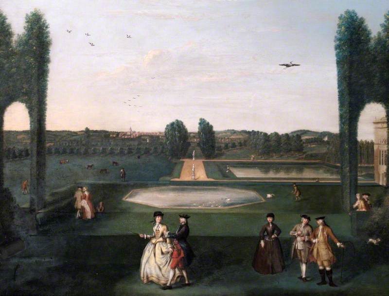 The Octagon Pond, Hartwell House, Buckinghamshire — Balthasar Nebot
