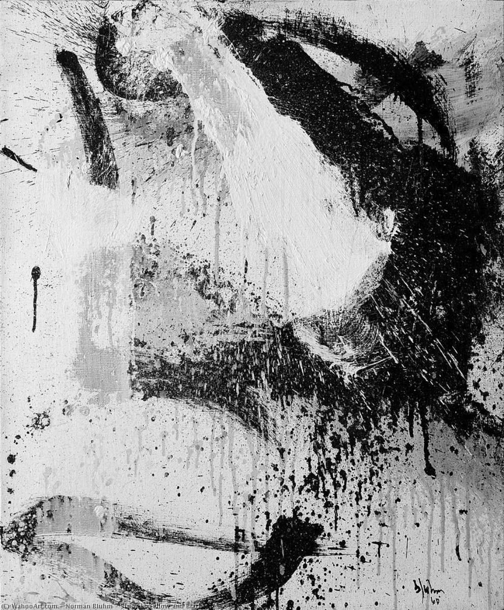 Study I, Yellow And Black — Norman Bluhm