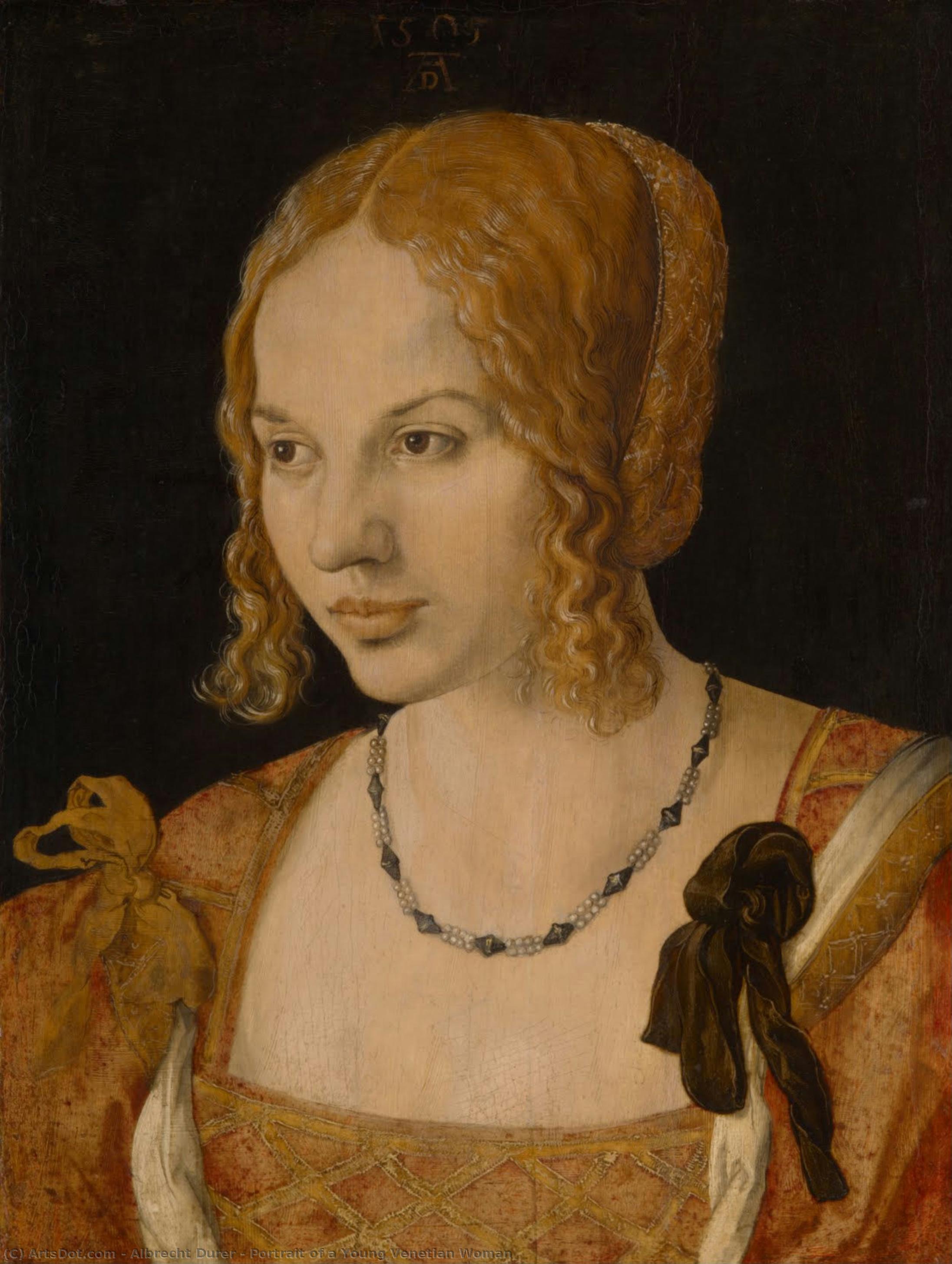 Porträt Einer Jungen Venezianischen Frau — Albrecht Dürer