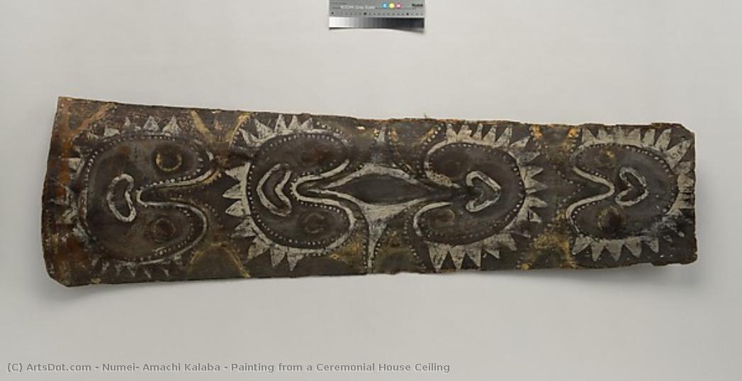 Painting From A Ceremonial House Ceiling — Numei, Amachi Kalaba