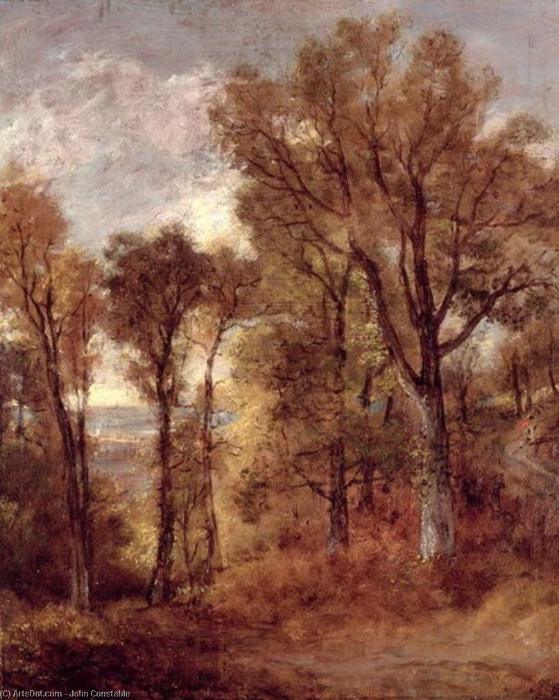 Woodland View In Suffolk — John Constable
