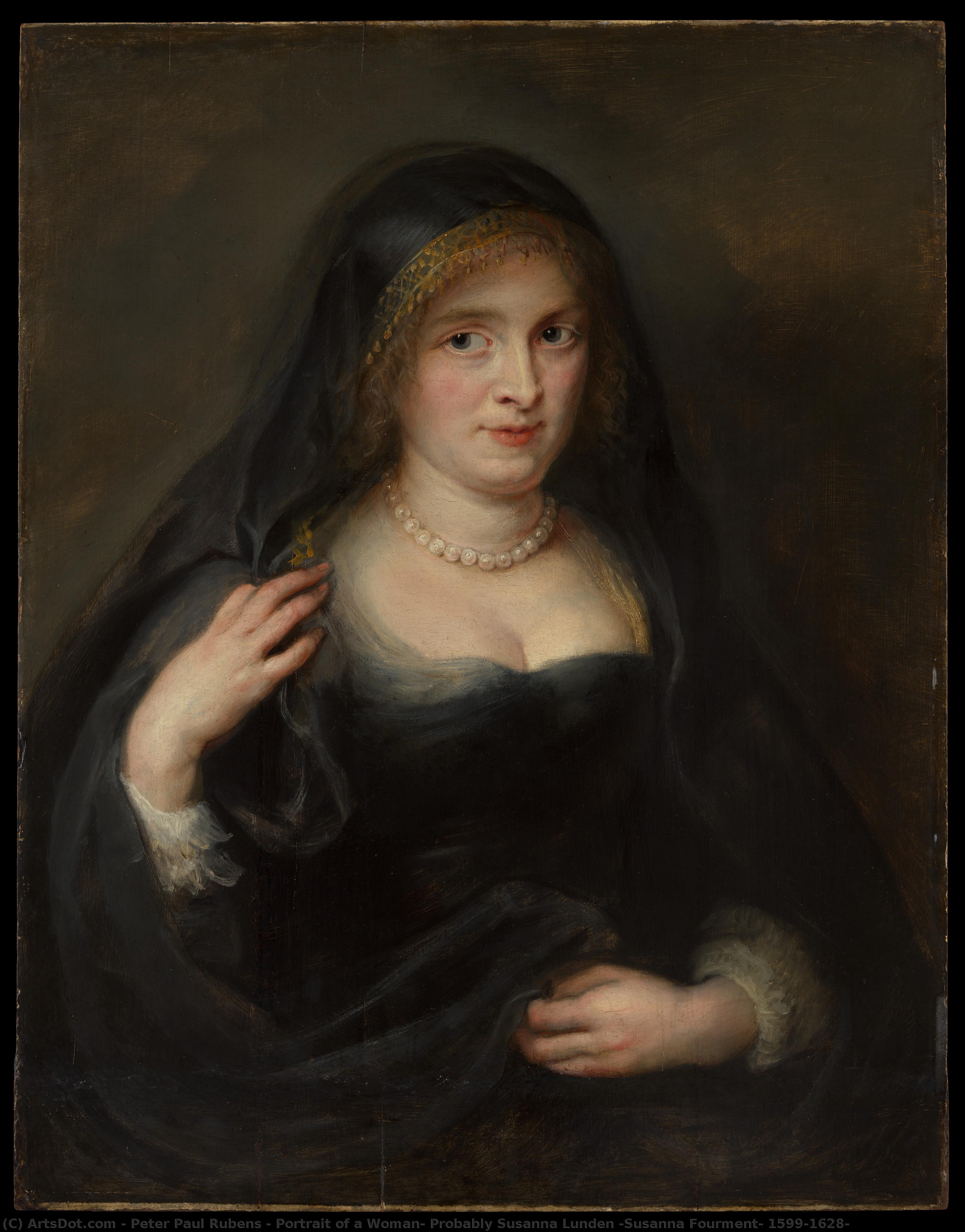 Retrato De Una Mujer, Probablemente Susanna Lunden — Pedro Pablo Rubens