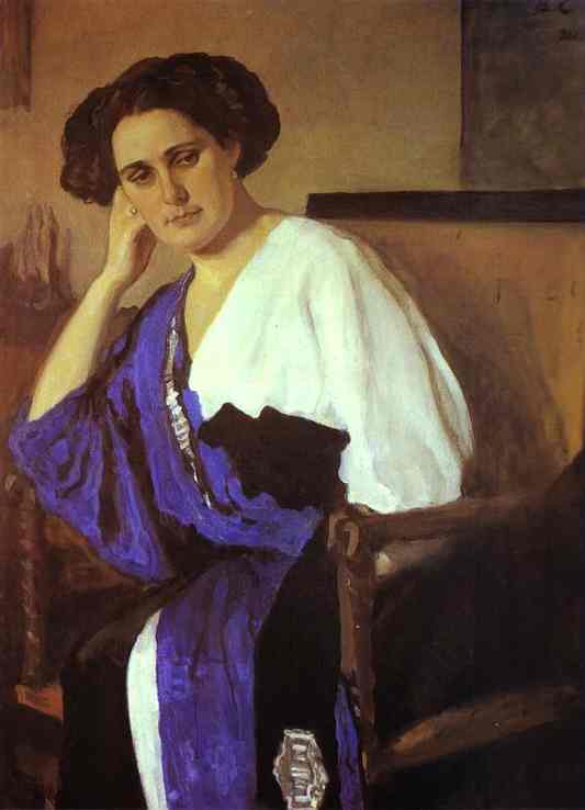Portrait Of Yelena Balina — Valentin Alexandrovich Serov