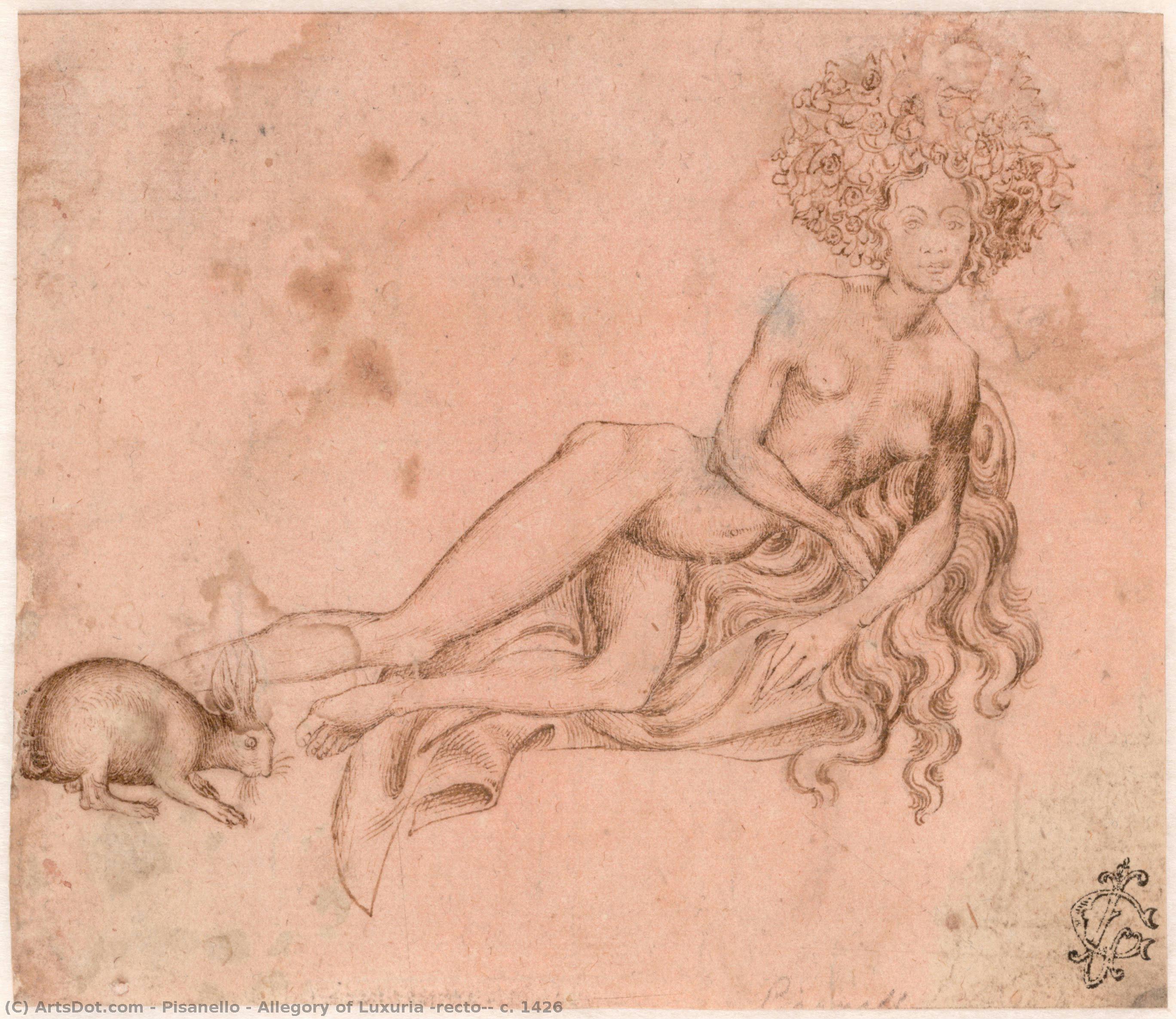 Allegory Of Luxuria (recto), C. 1426 — Pisanelo