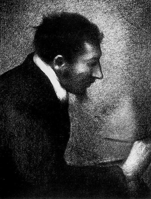 Porträt Von Edmond-françois Aman-jean — Georges Pierre Seurat