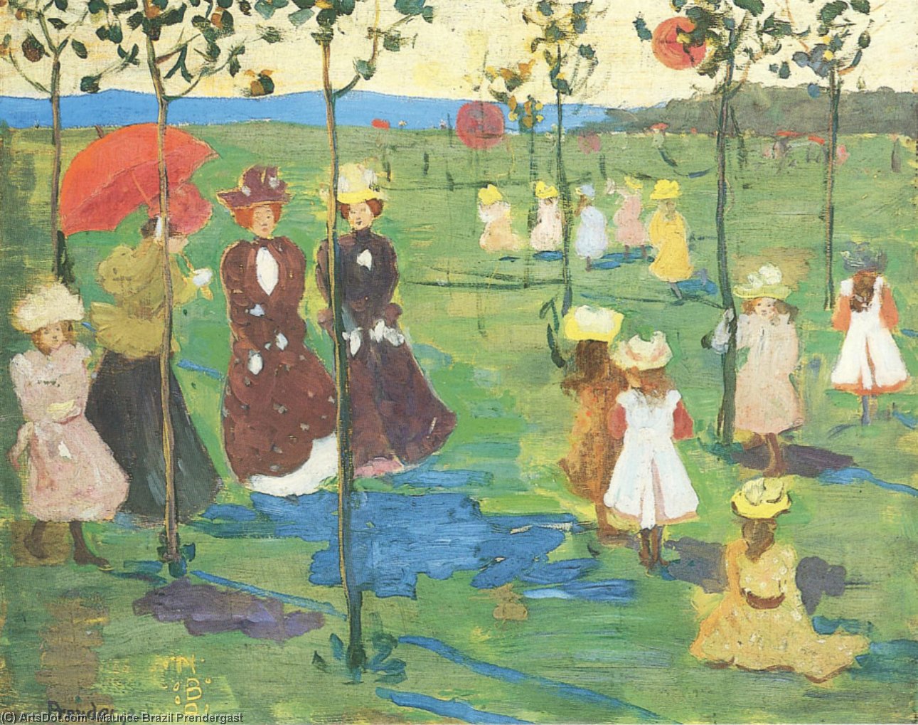 Franklin Park, Boston — Maurice Brazil Prendergast