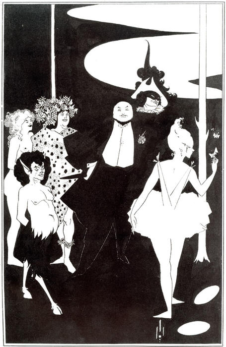 Design For The Frontispiece To 'plays' By John Davidson — Aubrey Vincent Beardsley