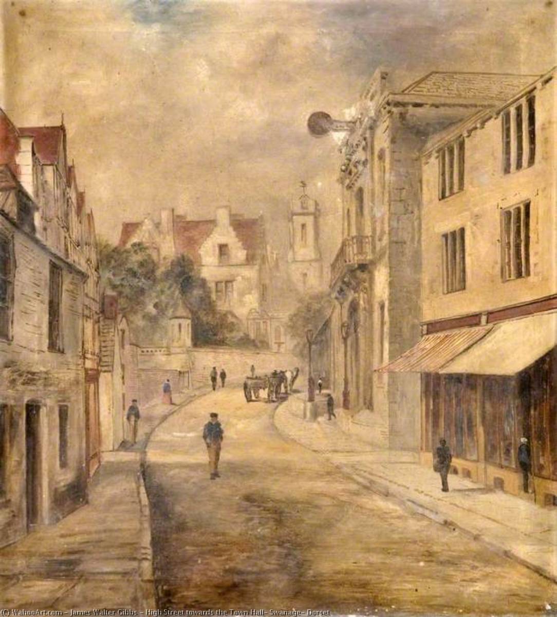 High Street Towards The Town Hall, Swanage, Dorset — James Walter Gibbs
