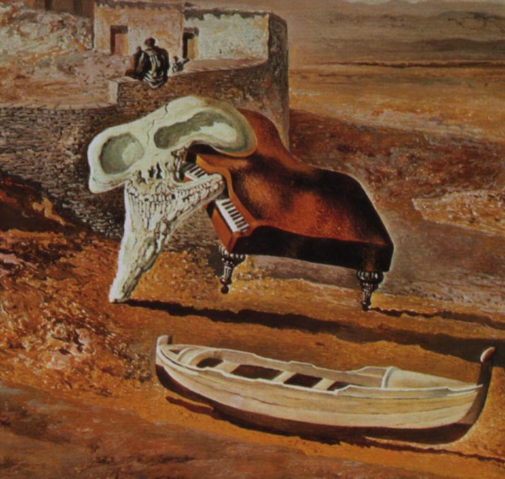 Atmospheric Skull — Salvador Dalí