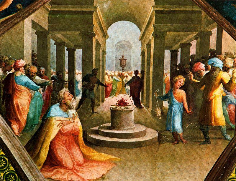The Courage Of Children Who Witnessed The Sacrifice Of Macedonian Alexander — Domenico Di Pace Beccafumi