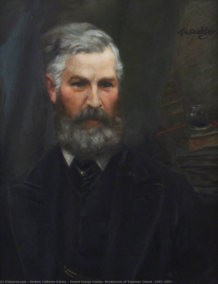 Penuel George Corbin, Headmaster Of Tauntons School (1865–1892) — Herbert Colborne Oakley