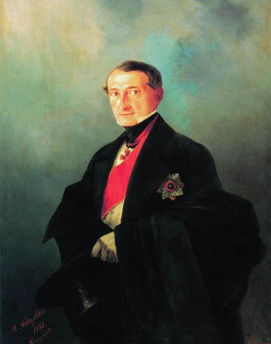 Portrait Of Senator Alexander Ivanovich Kaznacheyev — Ivan Konstantinovich Aivazovsky