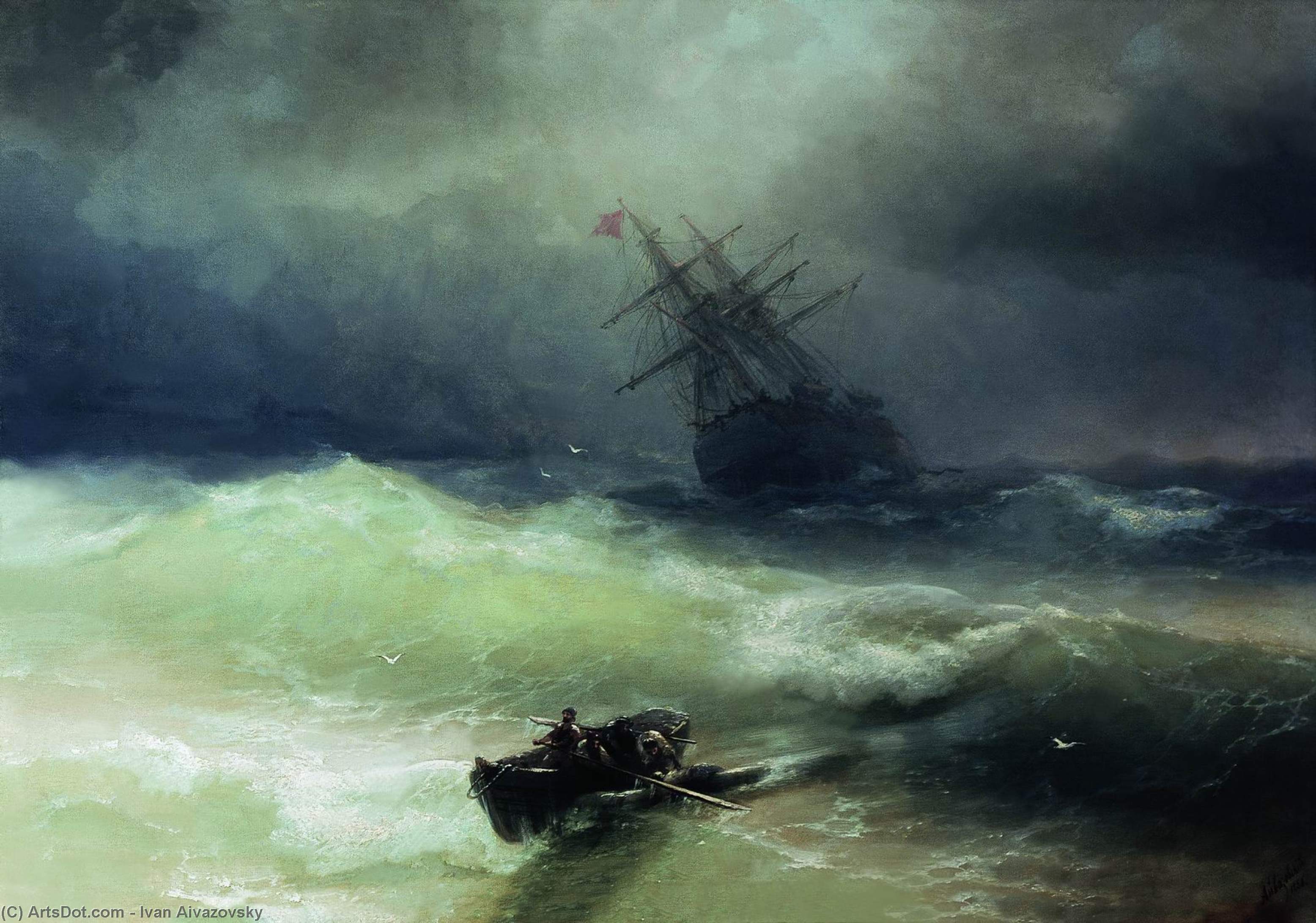 The Tempest — Ivan Konstantinovich Aivazovsky
