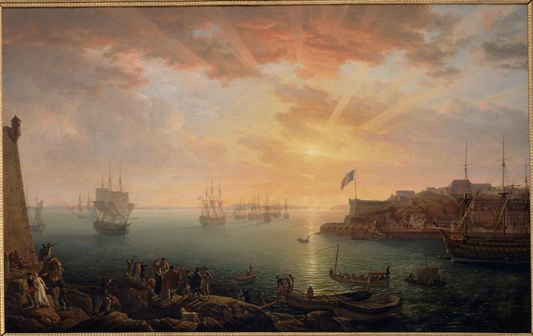 View Of The Bay Of Brest — Jean Francois Hue