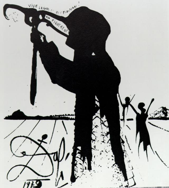 Long Live The Station At Perpignan, Long Live Figueras, 1979 — Salvador Dalí