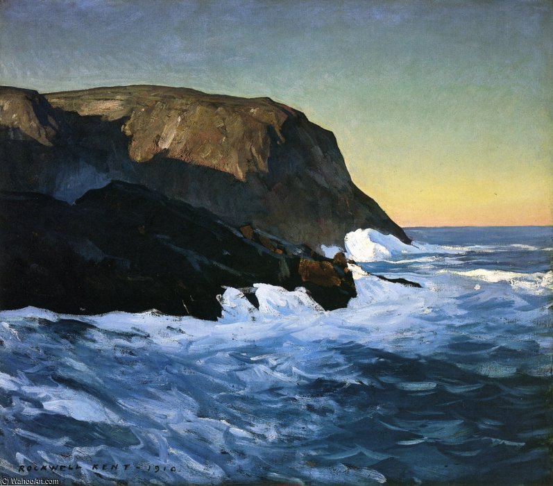 Headlands And Sea — Роквелл Кент