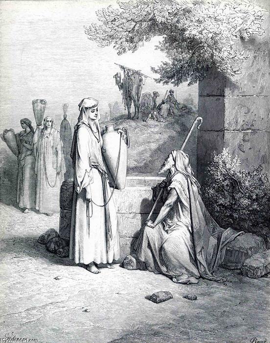Eliezer And Rebekah — Paul Gustave Doré