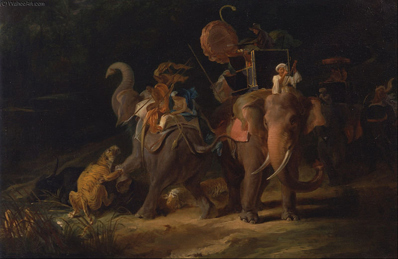 Tiger Hunting In The East Indies — Thomas Daniell