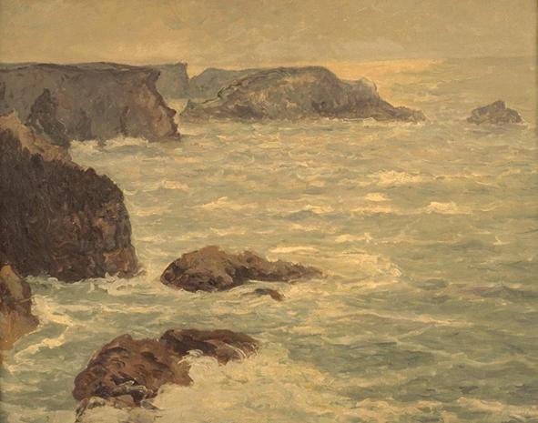 Cote De Goulphar Sous Le Soleil — Maxime Emile Louis Maufra