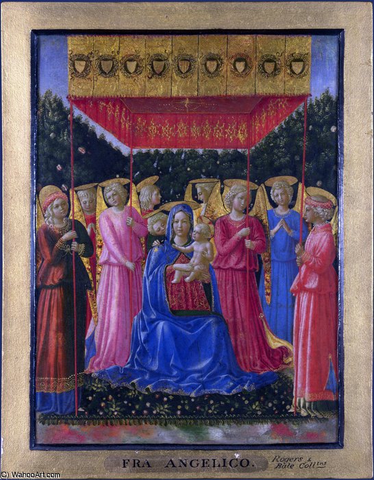 The Virgin And Child With Angels — Benozzo Gozzoli
