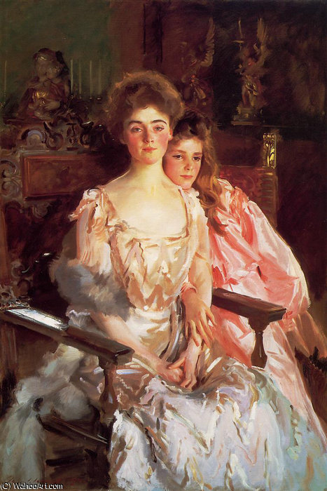 Mrs. Fiske Warren And Her Daughter Rachel — ジョン・シンガー・サージェント