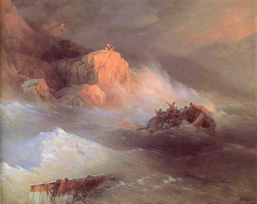 Shipwreck. — Iván Aivazovski