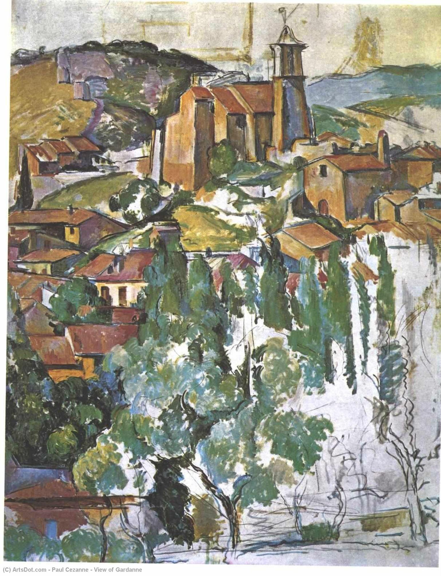 View Of Gardanne — Paul Cézanne