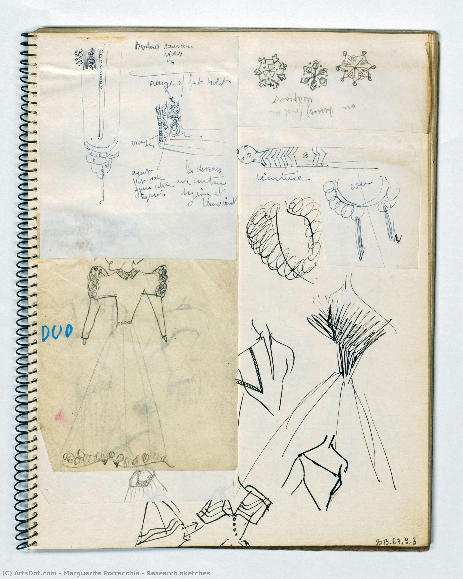 Research Sketches — Marguerite Porracchia