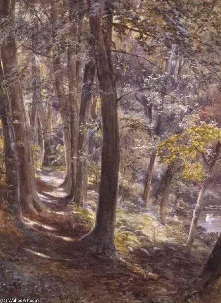 A Woodland Glade — Paul Jacob Naftel