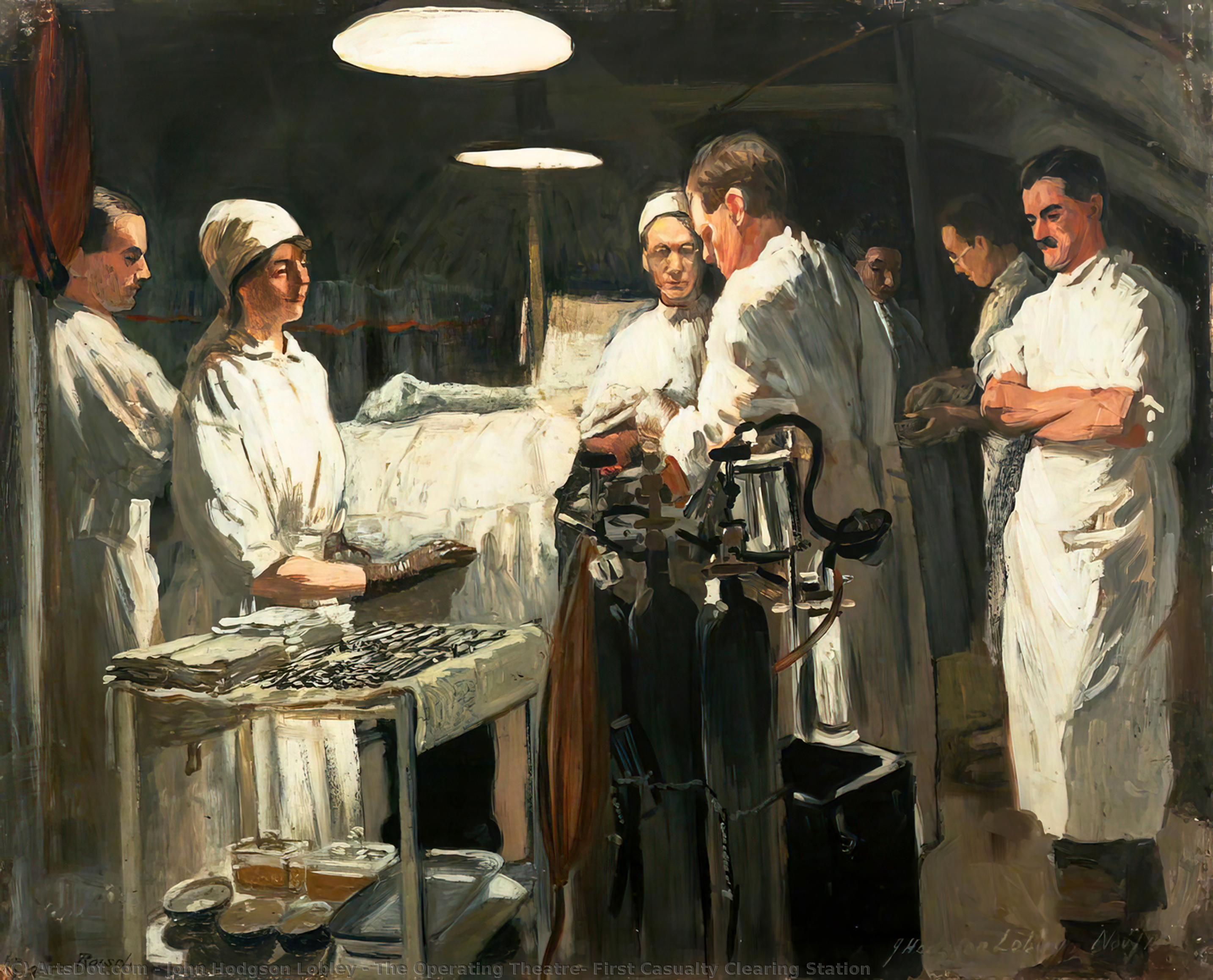 The Operating Theatre, First Casualty Clearing Station — John Hodgson Lobley