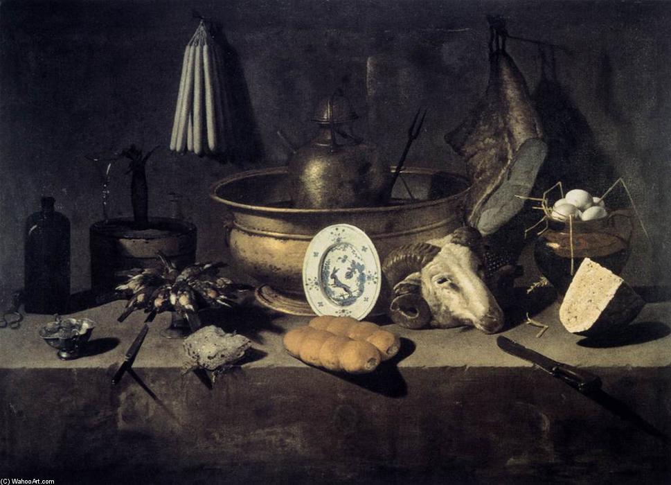 Still-life With A Head Of A Ram — Giuseppe Recco