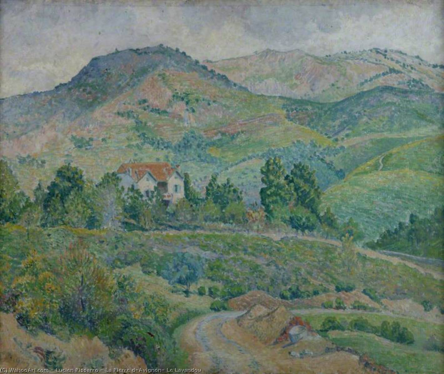 La Pierre D'avignon, Le Lavandou — Lucien Pissarro