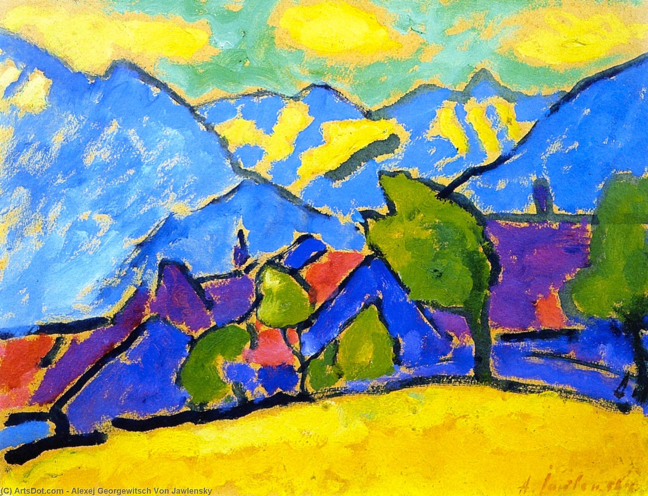Yellow Sound — Alexej Von Jawlensky