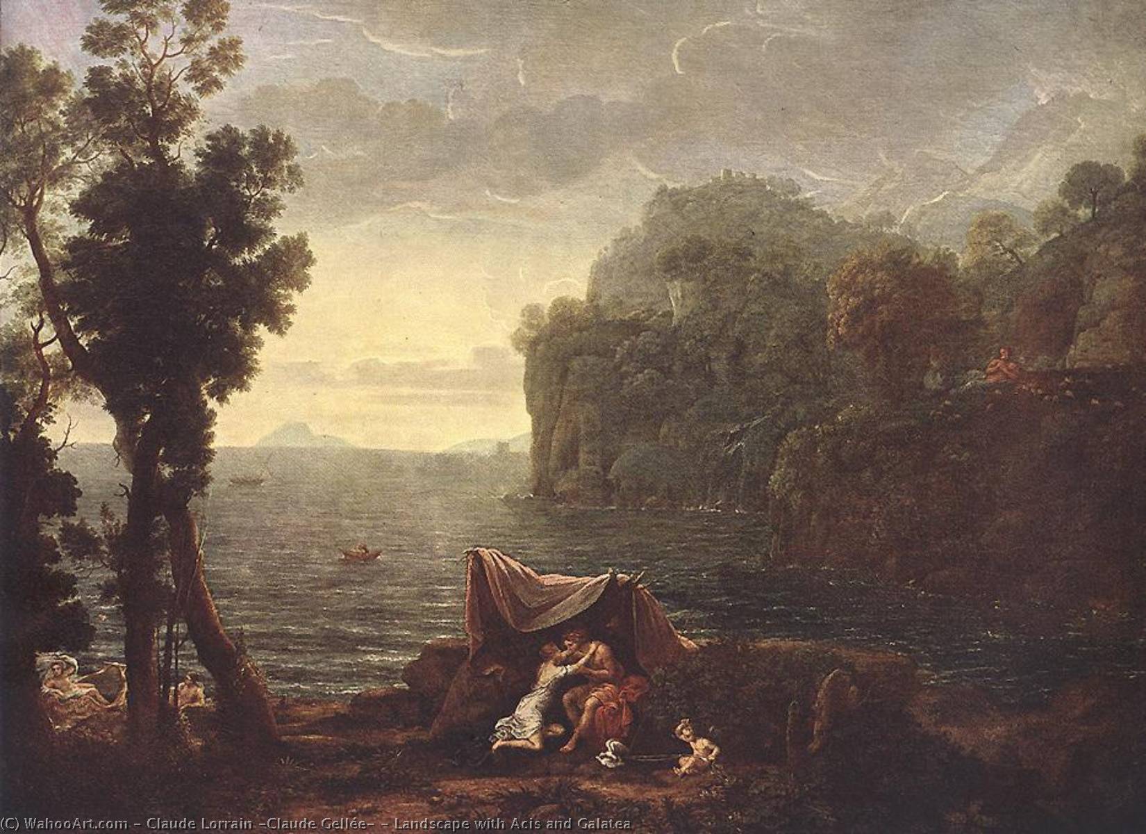 Landscape With Acis And Galatea — Claude Lorrain (claude Gellée)
