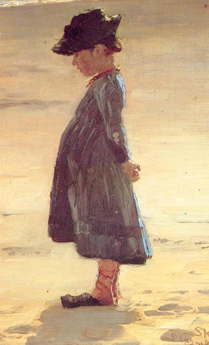 Niña En La Playa — Peder Severin Kroyer