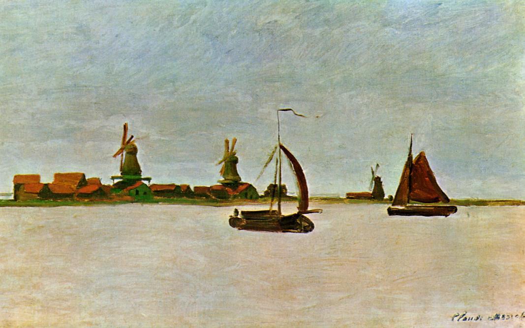 The Voorzaan — Claude Monet
