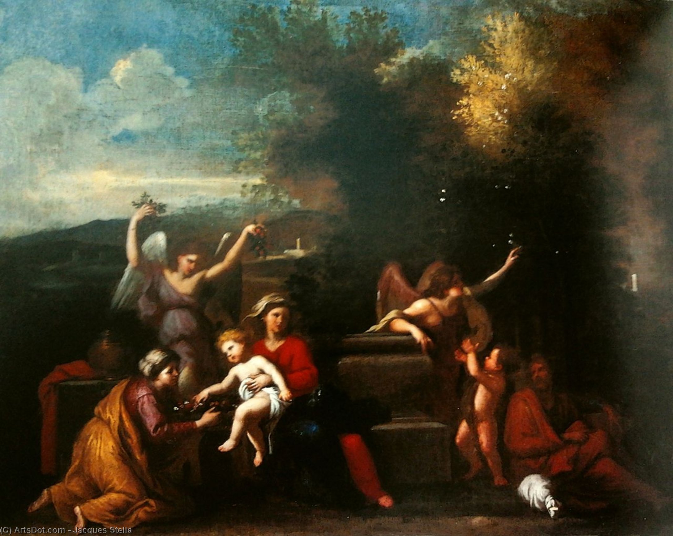 Rest On The Flight Into Egypt — Jacques De Stella