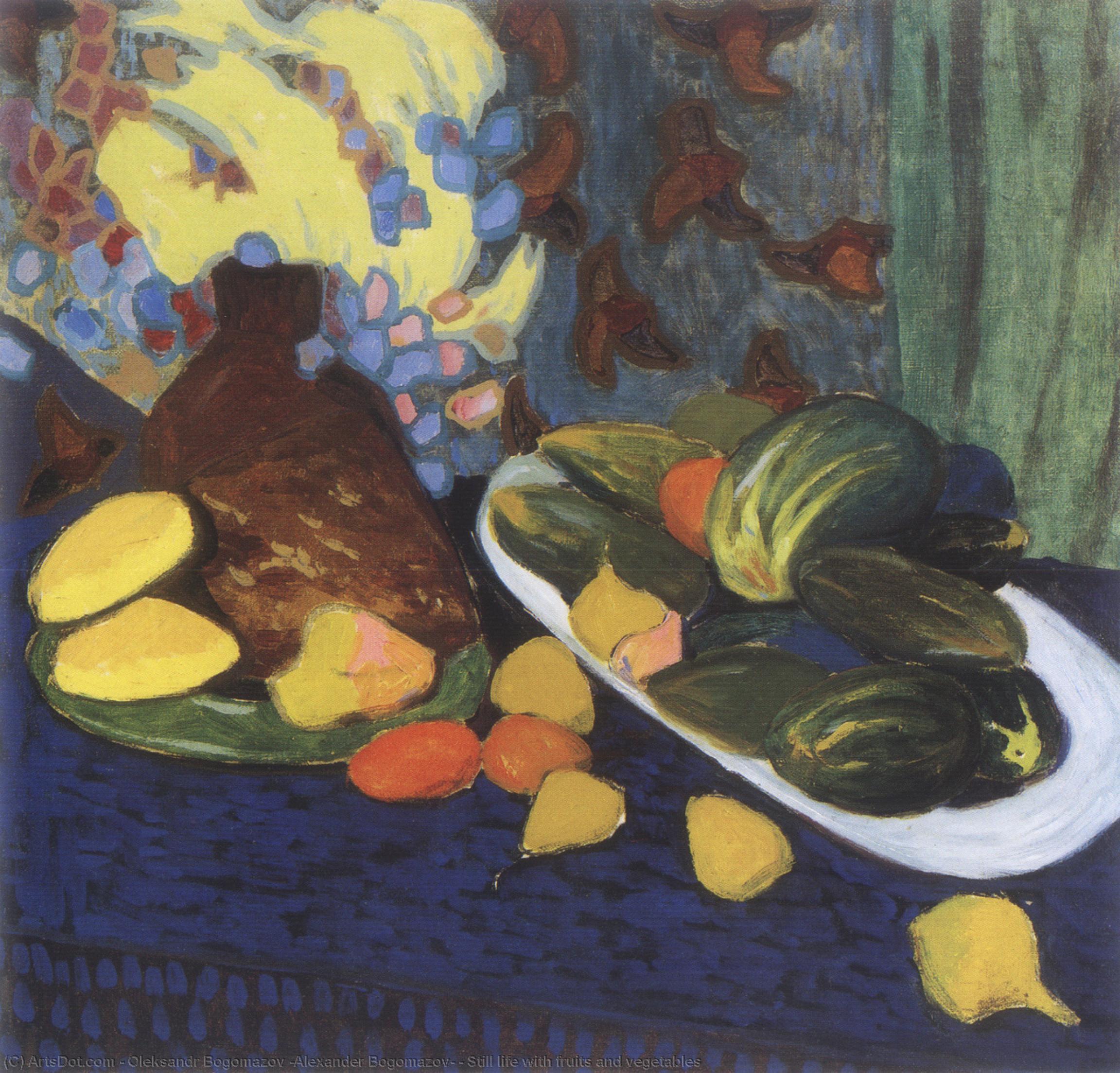 Still Life With Fruits And Vegetables — アレクサンドル・ボゴマゾフ