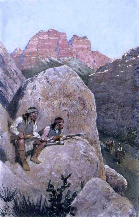 Renegade Apaches — Henry F Farny