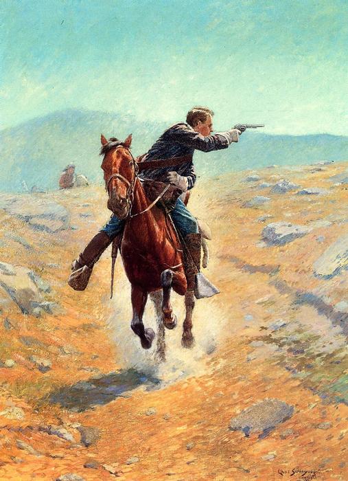 The Messenger — Charles Schreyvogel