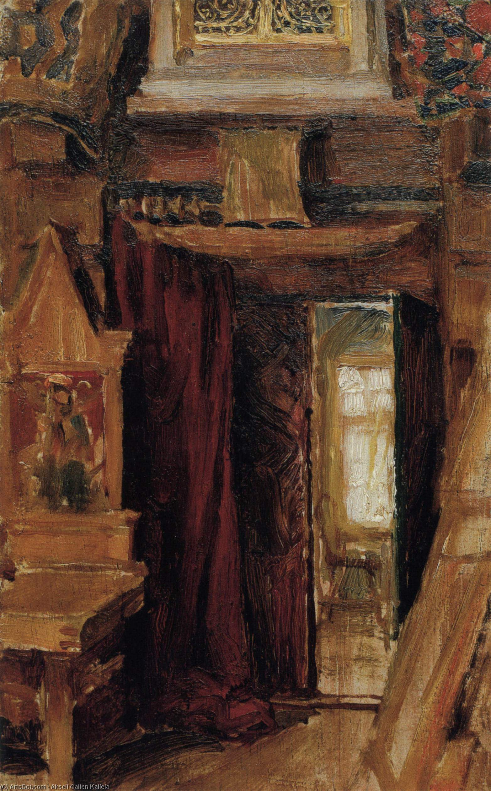 Entrance To Kalela's Dining Room — Akseli Gallen-kallela