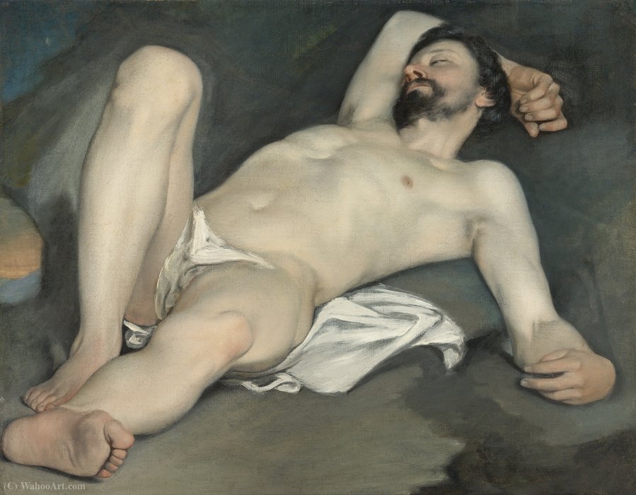 Reclining Male Nude — Guido Cagnacci