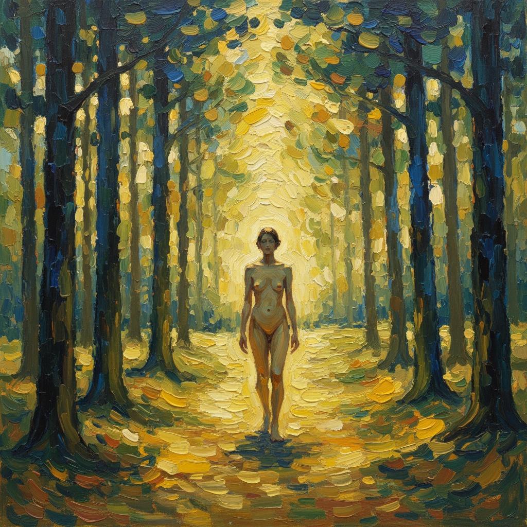 Luminous Solitude In Amber Grove: A Singular Vision — Marc Duvallier