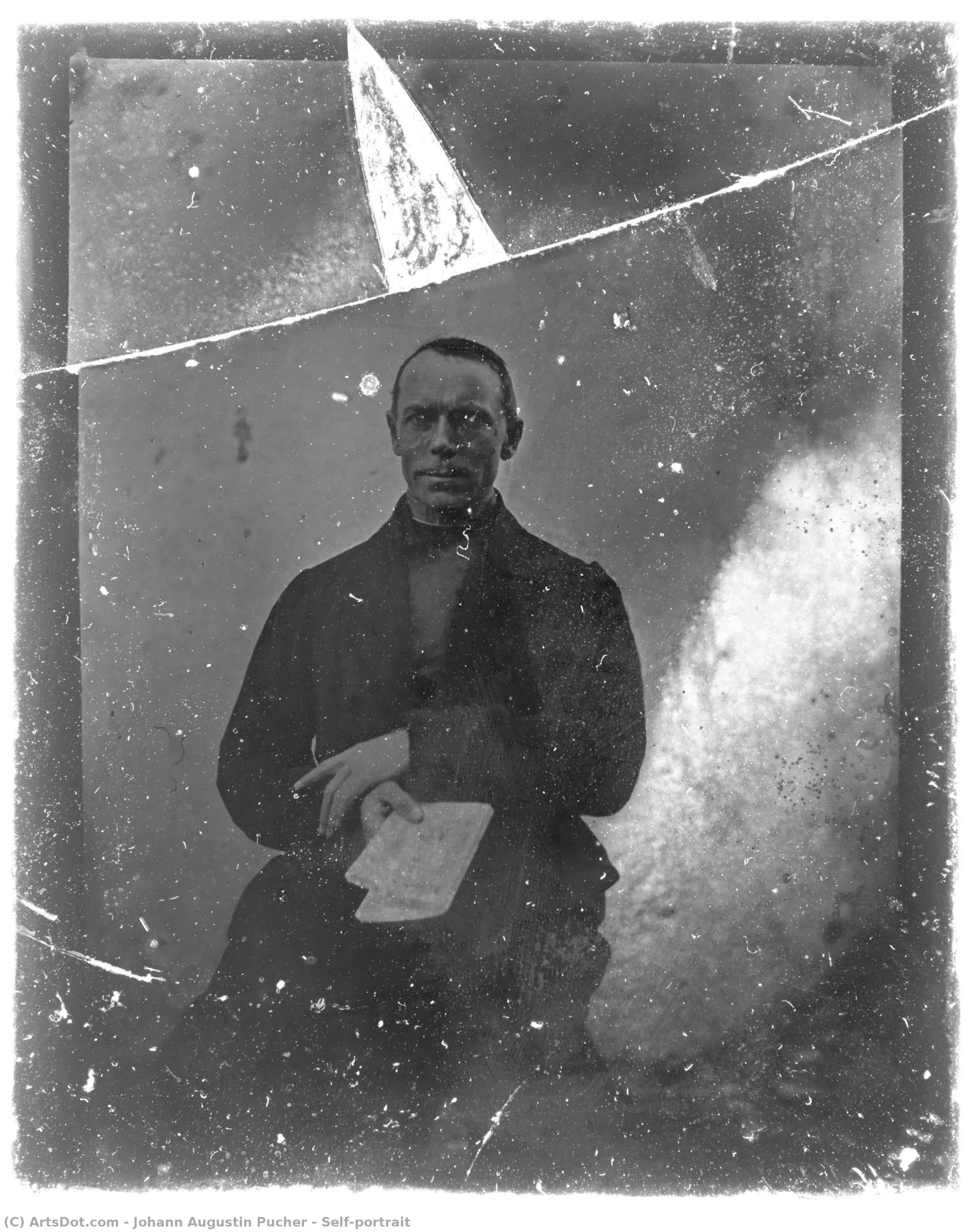 Self-portrait — Johann Augustin Pucher