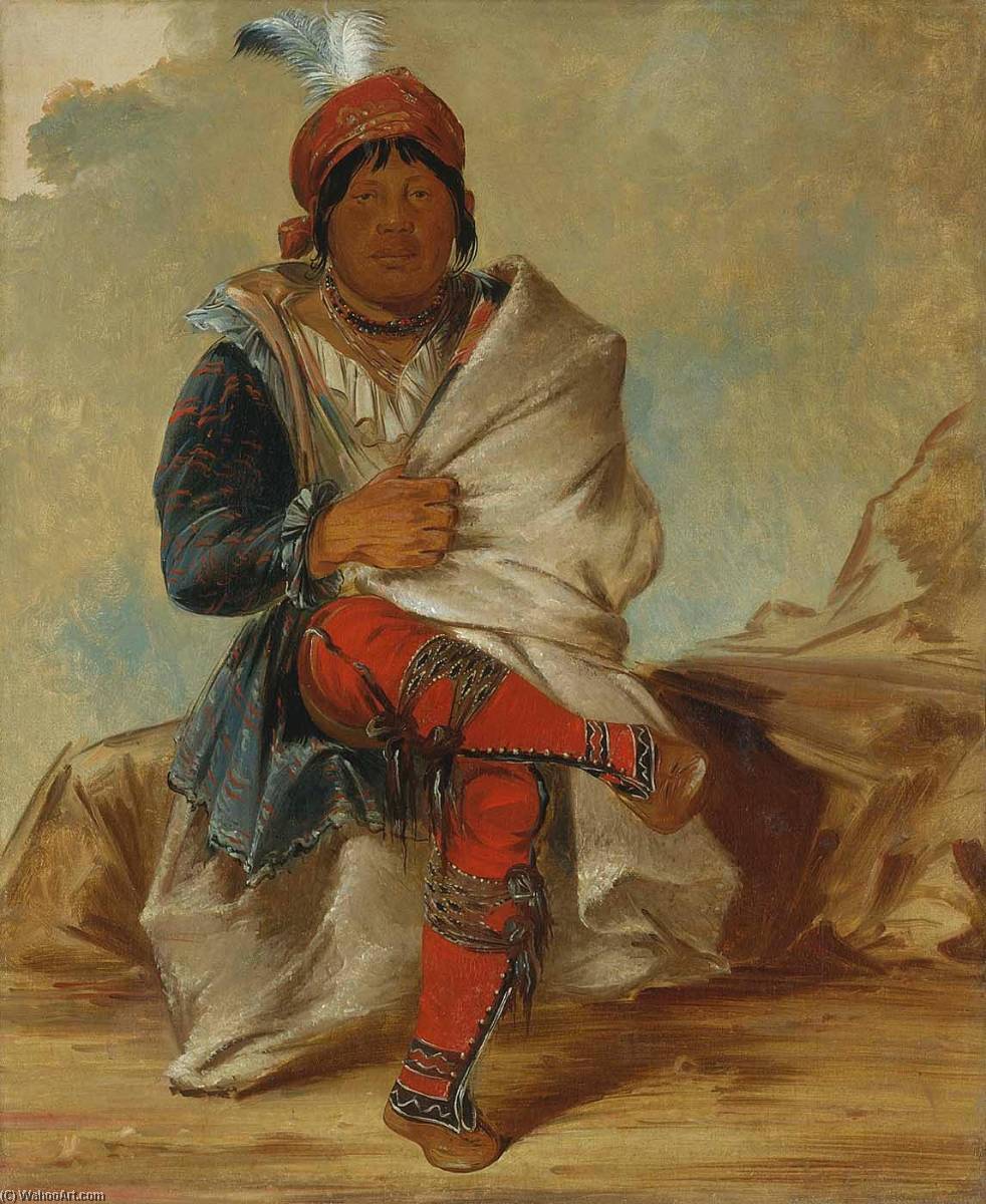 Mick E No Páh, Chief Of The Tribe — George Catlin