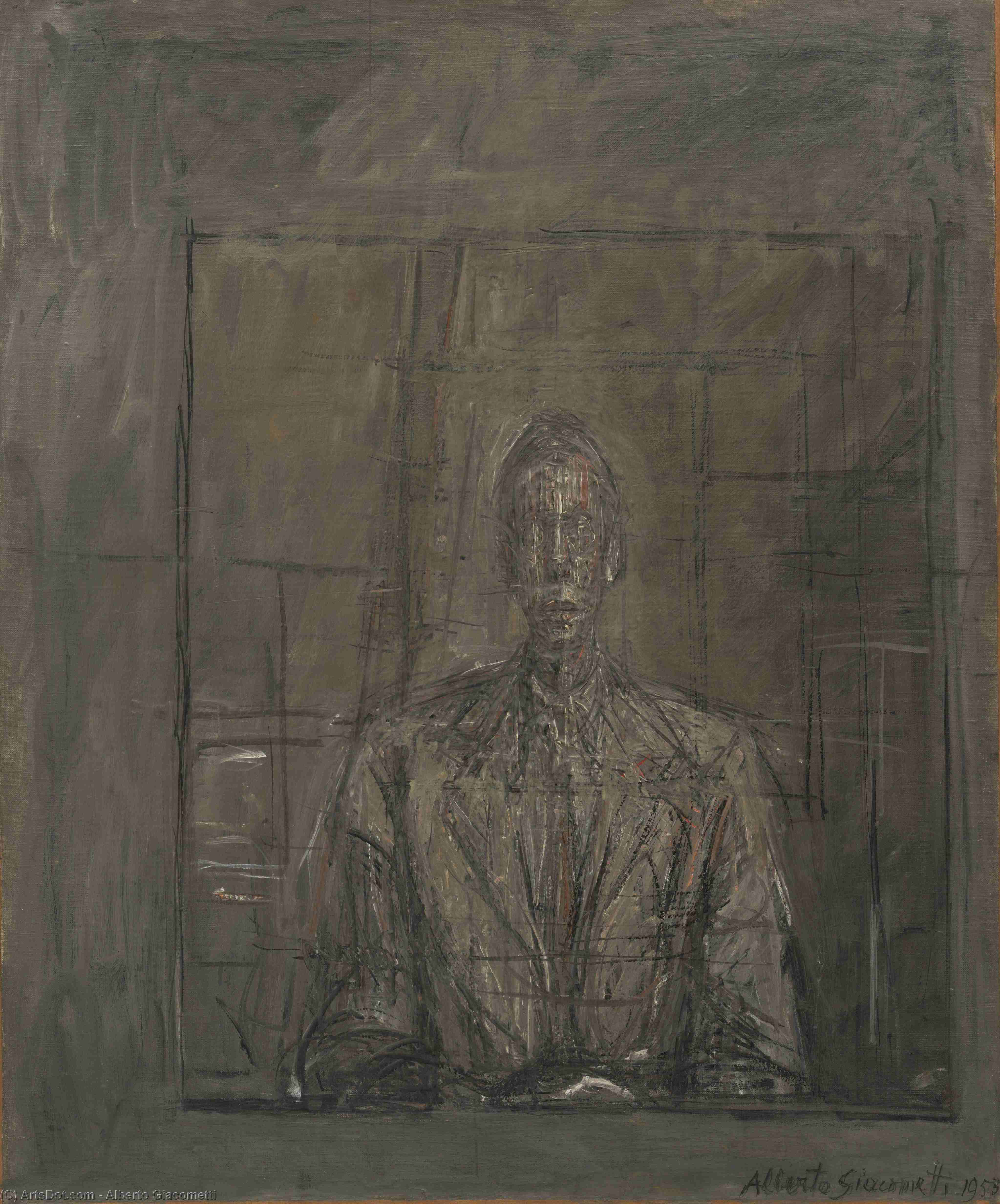 Portrait Of Peter Watson — Alberto Giacometti