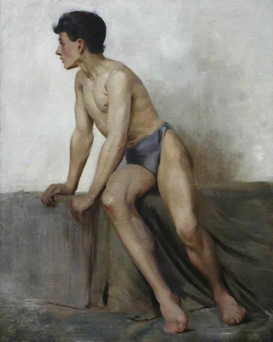 Seated Nude Study — Генри Скотт Тьюк