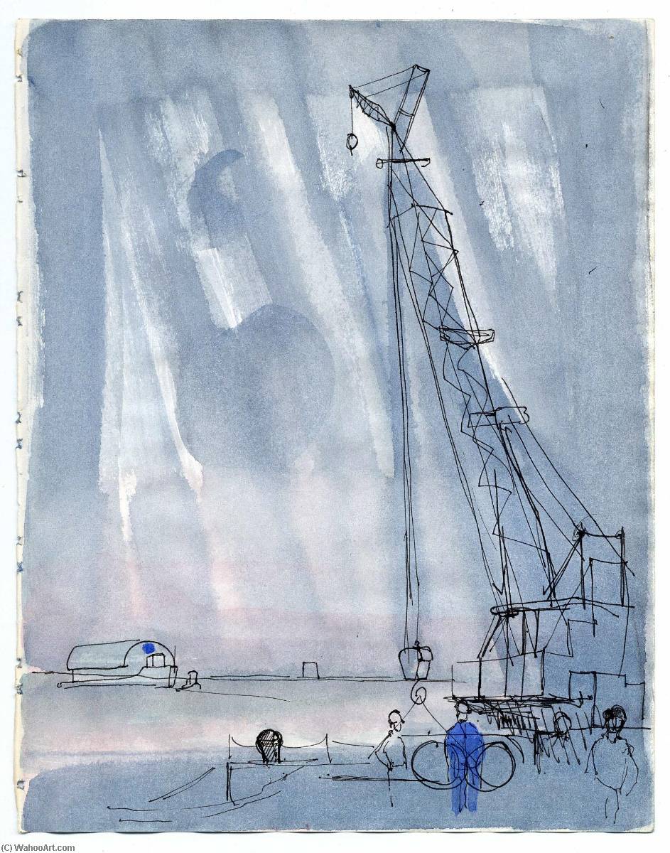 Crane On Loading Dock — Theodore Hancock